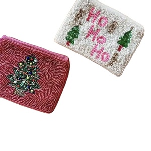 Handcrafted Beaded Coin <b>Purse</b> Pouch Preppy Beaded Bag, <b>Cute</b> Valentines Day Gifts - Product Image 1