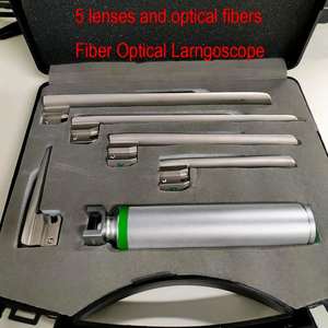 Ensemble Laryngoscope Miller Lames et poignée Instruments vétérinaires médicaux chirurgicaux - Product Image 4