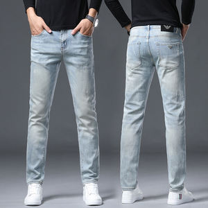 Jeans de Mezclilla para Hombre y Mujer, 100% Algodón, Secado Rápido, Corte Regular Vintage, Lavado Casual, Rectos, para Invierno y Verano, Varios Modelos - Product Image 1