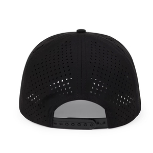 Gorra Unisex de Mezclilla Negra a Cuadros con Malla Perforada y Bordado 3D, Ajustable para Uso Casual en las Cuatro Estaciones - Product Image 4