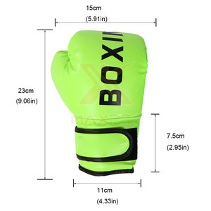 Vente directe d'usine, gants de boxe en cuir pour l'entraînement, avec fonction d'évacuation de l'humidité, options unisexes personnalisables - Sécurité sportive en stock - Product Image 4