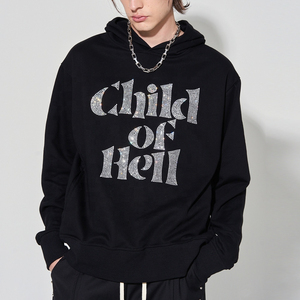 Camiseta Personalizada de Algodón Grueso para Invierno, Estilo Casual, Estampada, con Logotipo de Pedrería, de Secado Rápido, Transpirable y de Corte Regular - Product Image 1