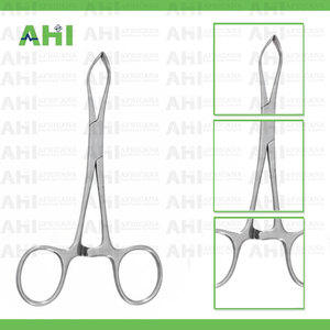 Pinzas para Toallas Lorna Sin Perforación, de Acero, Manuales, Reutilizables, Certificadas CE, de Alta Calidad, Clase I, para Uso en Cirugía General, Hechas en Pakistán - Product Image 2