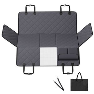 Amaca Impermeabile per Cani in Tessuto Oxford, Estensore per Sedile Posteriore Auto 54''x24'', Coprisedile Sicuro con Fondo Rigido per Cani - Product Image 1