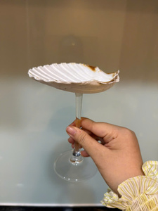 Copas de Vino Únicas de Concha Marina de Vietnam, Copa de Cóctel Tallada, Recuerdo de Boda en la Playa, Regalo Artesanal Natural de Año Nuevo - Product Image 2