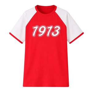 Camisa Raglán Premium de Chenilla Roja Delta Sigma Theta 1913 para Mujer, Ajuste Cómodo, Alta Calidad, Ropa Casual de Hermandad Griega - Product Image 4