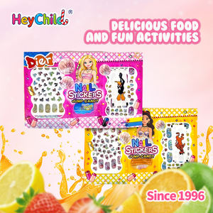 Caramelos al por mayor con etiqueta privada personalizada, dulce de juguete con pegatinas de uñas favoritas de niñas, con caramelos explosivos y tatuajes temporales, dulce para niños OEM - Product Image 5