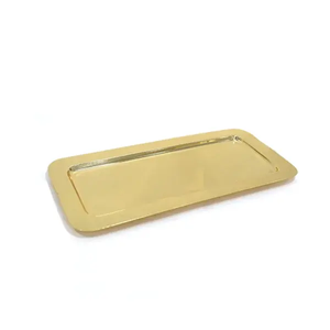 Bandeja Ovalada de Acero Inoxidable Dorado Nórdico para Joyería, Bandeja de Servicio, Plato para Aperitivos, Plato Metálico para Almacenamiento en el Hogar, Logotipo Personalizado - Product Image 2