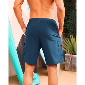 Men's Casual Custom Summer Beach Swim Shorts with Cartoon Letter Print Solid Pattern Quick Dry Anti-Wrinkle <b>Board</b> Shorts - Product Image 6