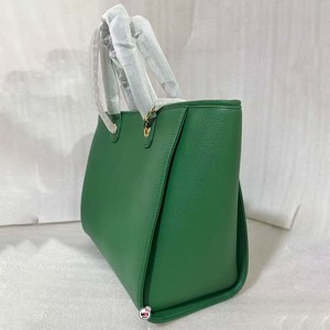 Blue PU Leather Tote Bag With <b>Chain</b> Strap Two Handles Pattern Trendy Open <b>Top</b> Women's Shoulder Bags All Seasons Shopping Fashion - Product Image 5