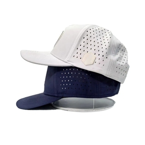 Manufacturer Customized Performance Golf Hats 5 Panels Snapback <b>Flat</b> Brim Custom Embroidery Patch Logo Personalized Branding - Product Image 4