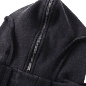 Fabricante de Sudaderas con Logotipo Personalizado, Sudadera con Cremallera Completa, Mezcla de Algodón, Estilo Urbano, Holgada, Informal, con Doble Cremallera - Product Image 6