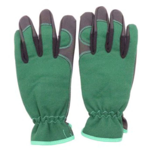 Gants de travail en cuir vert écologiques pour hommes et femmes, résistants à la chaleur, respirants, antidérapants, compatibles écran tactile, longueur poignet, sécurité - Product Image 2