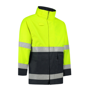 wholesale New Custom CLASS 2 Waterproof High Visibility Winter Construction Hi Vis 2 tone Reflective Safety <b>Jacket</b> for mens - Product Image 4