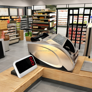 Machine à compter les billets SM-3000V avec détecteur de faux billets, détection multi-devises, billets pakistanais PKR, AED, USD, <span class=keywords><strong>EUR</strong></span>, compteur de valeur mixte - Product Image 5