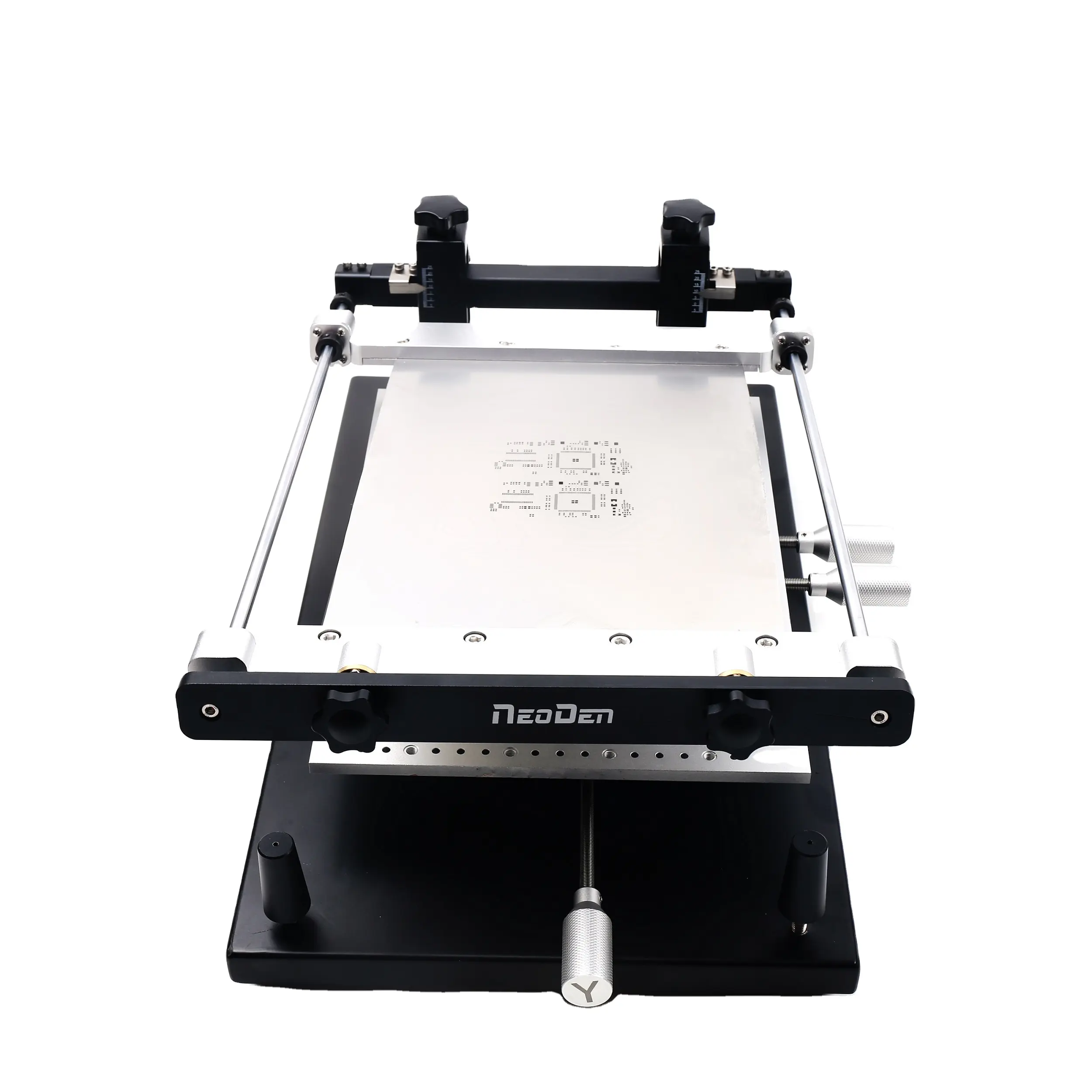 SMT 수동 스텐실 솔더 프린터 NeoDen FP2636 은 PCBA 반자동 생산 조립 라인용 프레임리스 스텐실을 지원합니다
