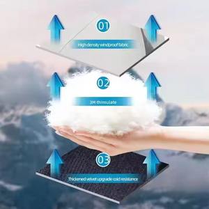 Gants de ski thermiques d'extérieur pour hommes, imperméables, pour sports de neige, gants de ski personnalisés OEM, gants de ski d'hiver à vendre - Product Image 6