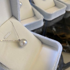 Colgante de Perla de Agua Dulce Clásica Grande de 11-12 mm, Edición Queen, con Cadena de Oro de 18K y Plata S925, Lujoso Colgante de Oro de 18k - Product Image 2