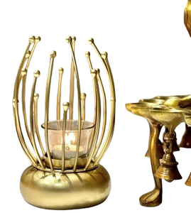 Quemador de incienso de metal con diseño grabado a mano, juego con tapa de taza de acero inoxidable y bandeja martillada para meditación y aromaterapia en el hogar. - Product Image 4