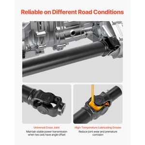 Albero di Trasmissione Anteriore in Acciaio da 64.0 Pollici per Polaris Ranger XP 900 2014-2016 # 1332951 13331 - Product Image 5