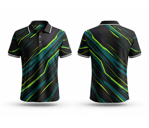 All Over Print Polo Shirt Full Sublimation Manufacturer Supplier Durable Stitching for Men Women Youth Quick-Dry - Product Image 5