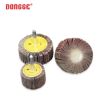 Disque de ponçage abrasif grain 80, meule abrasive, papier de verre, roue à lamelles de polissage avec tige