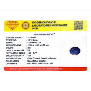 Loose 7.55 Ct Sky Blue Sapphire Gemstone Brilliant Cut 11mm for Fine Jewelry - Product Image 4