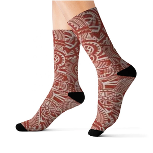 Chaussettes de sport à sublimation couleur intégrale OEM ODM, séchage rapide - Product Image 2