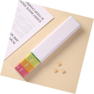 <b>7</b>-Compartment Weekly PP Pill Organizer - Product Image 1