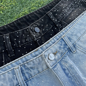 Shorts de Mezclilla para Hombre de Primera Calidad, Cintura Alta, Transpirables, con Bolsillos en Ambos Lados, para Uso en Exteriores, Personalizados - Product Image 4