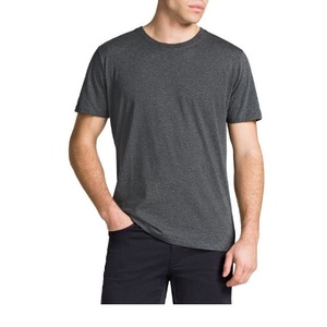 Best Quality Men's Gym T-Shirts Custom Logo Stretchable 100% Cotton O-Neck <b>Short</b> Sleeve Loose Fit Fitness Sports Plus Size - Product Image 5
