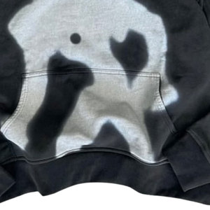 เสื้อฮู้ดดี้โอเวอร์ไซส์คุณภาพดี เนื้อผ้าฝ้ายคุณภาพสูง นุ่มสบาย พิมพ์ลายพัฟฟ์ สกรีนลายสำหรับผู้ชาย สวมใส่สบาย - Product Image 4