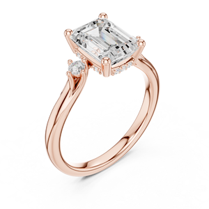 Bague Solitaire Élégante en Or Rose Coupe Marquise, Bijoux de Mariage et de Fiançailles de Luxe, Bagues de Mode Personnalisées en Gros pour Femmes - Product Image 4
