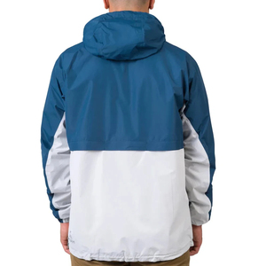 Brand New Design 2025 Hot Sale Polyester <b>Men</b> Zipper Printed Embroidered Logo <b>Running</b> <b>Jacket</b> Custom Windbreaker Hooded <b>Jacket</b> - Product Image 4