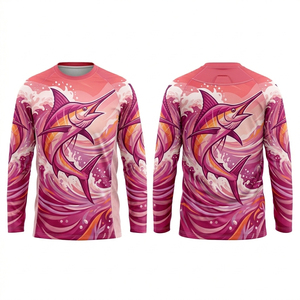 Nueva Camiseta de Pesca Unisex con Diseño Personalizado, Impresión por Sublimación Completa, Manga Larga, Protección UV, Secado Rápido, Transpirable, para Deportes al Aire Libre - Product Image 4