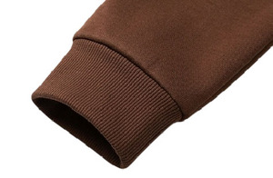 Sweat à capuche à manches raglan avec impression de logo personnalisé, en molleton épais, uni, style streetwear, avec poche kangourou, vente en gros - Product Image 4