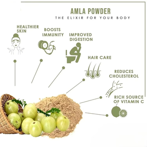 Polvo de Amla 100% Puro Más Vendido para el Crecimiento del Cabello, Tratamiento Capilar Efectivo con Resultados Impresionantes, Calidad Superior, Precio Bajo - Product Image 6