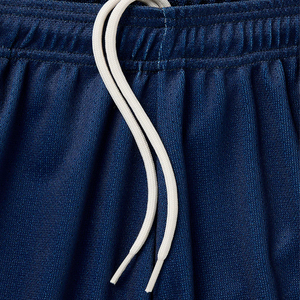 Shorts pour homme bleu marine à séchage rapide avec cordon de serrage, couleur unie, décontracté, taille mi-haute, en tissu polyester - Product Image 3