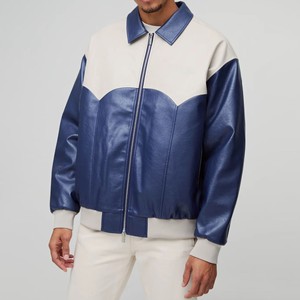 <b>Men's</b> Varsity Letterman <b>Jacket</b> Custom <b>Baseball</b> <b>Jacket</b> Wool Body Leather Sleeves OEM ODM Bulk Wholesale Sportswear Factory - Product Image 5