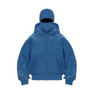 Fabricants professionnels de sweats à capuche respirants avec strass, nouveaux arrivages de sweats à capuche avec strass, sweats à capuche avec strass en vente chaude - Product Image 3