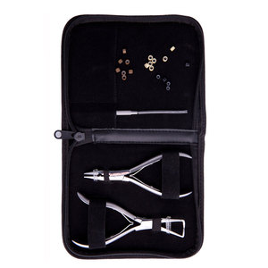 Kit de pinces professionnelles pour extensions de cheveux à la kératine, pour l'application, le retrait, la réglage et la coiffure en salon - Product Image 2