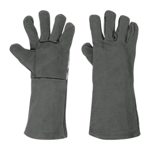 Guantes de Cuero Vacuno Rojo de Primera Calidad, Resistentes a Impactos y Abrasión, para Trabajo Pesado y Protección de Manos y Brazos en la Lucha Contra Incendios - Product Image 5