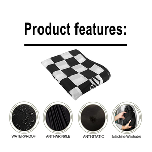 Cape de barbier à séchage rapide, imperméable, du fabricant de matériel de coiffure, légère, avec impression de logo personnalisée, OEM - Product Image 3