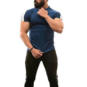 Camisetas de Gimnasio para Hombre con MOQ Bajo - Tejido Transpirable y Ecológico de Spandex/Poliéster de Secado Rápido y Cómodo para Venta en Línea - Product Image 3