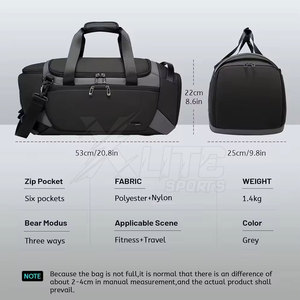 Bolsa de Gimnasio Unisex de Primera Calidad, Gran Capacidad, Poliéster y Nailon Duraderos, Correa Ajustable, Diseño Cómodo para el Uso Diario - Product Image 6