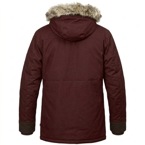 Wax Cotton Hooded Outdoor <b>Jacket</b> Casual Windproof Warm Durable Lightweight Comfortable Front Logo Custom Men's Womens Outerwear - Product Image 2