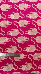 ผ้าฝ้ายพิมพ์ลายเสือแบบอินเดียขายดีปี 2026 สำหรับตัดเย็บเสื้อผ้า ขายเป็นหลาในราคาโรงงาน - Product Image 2