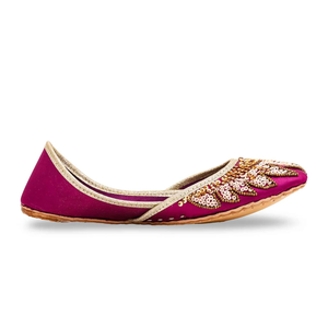 Khussa Juti de Alta Calidad Estilo Punjabi para Damas, Producto de Moda, Nueva Llegada, Zapatos Khussa Pakistaníes para Mujer Disponibles - Product Image 5