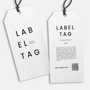 Étiquettes volantes et cartes de visite de luxe personnalisées OEM 2026 de haute qualité en papier avec impression UV et finition gaufrée pour vêtements - Product Image 4