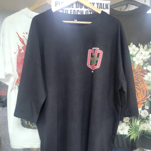 High Demand Luxury 100% Cotton Heavy <b>Weight</b> Premium Quality Custom Print Logo Boxy Fit <b>Blank</b> Men's Short Sleeve T-Shirt - Product Image 1